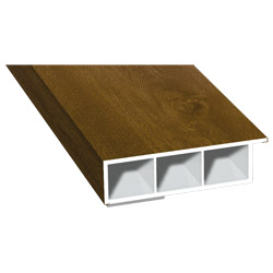 Kammerprofil 60x15mm SK Lg. 6,00m foliert, mit Nase 217 8001-167 Golden Oak Produktbild
