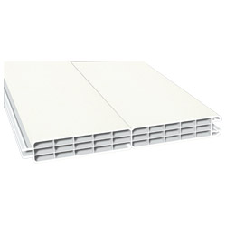 Nut- u. Federprofil 200x24mm Lg. 6,00m zweiseitig foliert 456 5053 Altweiß Produktbild