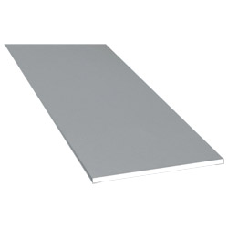 Flachprofil 80x3 mm Lg. 6,00 m foliert 71 5505-167 Silbergrau Produktbild