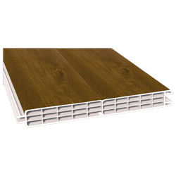 Nut- u. Federprofil 200x24mm Lg. 6,00m foliert, GK Cremeweiß 217 8001-167 Golden Oak Produktbild