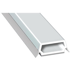 Trapez-Sprosse 23mm SK Lg. 6,00m mit zwei lichtgrauen Weichlippen, VE: 60m Produktbild