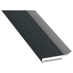 Flachprofil 20x3mm WL SK Lg. 6,00m foliert, WL Schwarz 70 1605-083 Anthrazitgrau Glatt Produktbild