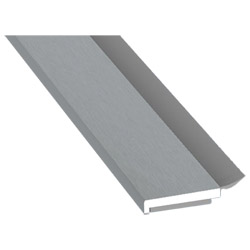 Flachprofil 20x3mm WL SK Lg. 6,00m foliert, WL Schwarz 71 5505-167 Silbergrau Produktbild