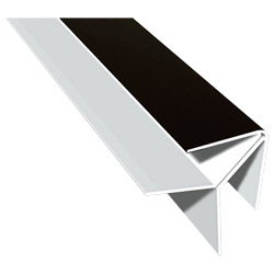 Eck-Profil Lg. 6,00m foliert 85 1805-167 Schwarzbraun Produktbild