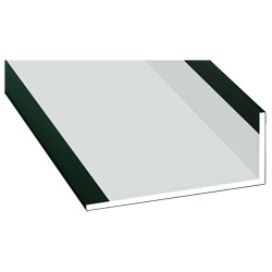 Winkelprofil 25x60x2,5mm Lg. 6,00m Außen foliert 61 2505-167 Dunkelgrün Produktbild