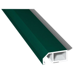 Anschluß-Profil 40mm WL SK Lg. 6,00m foliert, klipsbar, WL Schwarz60 0505-167 Moosgrün Produktbild