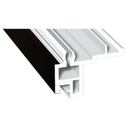 Fensterbankanschlussprofil Schüco 20mm Lg. 6,00m foliert 85 1805-167 Schwarzbraun Produktbild