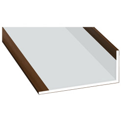 Winkelprofil 25x60x2,5mm Lg. 6,00m Außen foliert 49233 Siena Rosso Produktbild