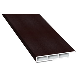 Kammerprofil 50x7 mm SK Lg. 6,00 m foliert mit Nase 80 9905-167 Maronibraun Produktbild