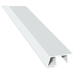 Kammerprofil 40X16mm SK Lg. 6,00m Weiß, VE: 60m Produktbild