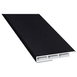 Kammerprofil 50x7mm SK Lg. 6,00m foliert mit Nase 70 2105-083 Schwarzgrau Glatt Produktbild
