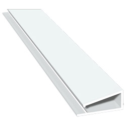 Verkleidungsprofil 46x20mm Lg. 6,00m Weiß, VE: 60m Produktbild