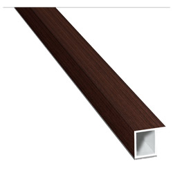 Kammerprofil 17x15mm SK Lg. 6,00m foliert, mit Nase 209 7013-167 Mahagoni Produktbild