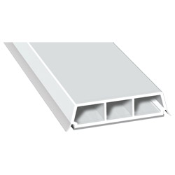 Trapez-Sprosse 52mm SK Lg. 6,00m mit zwei lichtgrauen Weichlippen, VE: 60m Produktbild