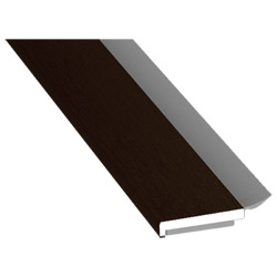 Flachprofil 20x3mm WL SK Lg. 6,00m foliert, WL Schwarz 88 7505-167 Schokobraun Produktbild