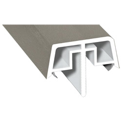 Kopplungsabdeckungsprofil Lg. 6,50m foliert 70 2305-167 Betongrau Produktbild
