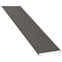 Flachprofil 30x3mm Lg. 6,00m foliert 70 3905-167 Quarzgrau Produktbild