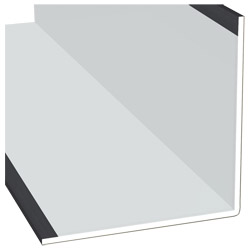 Winkelprofil 100x100x3mm Lg. 6,00m Außen foliert 436 7003 Anthrazitgrau Cool Color Produktbild