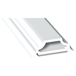 Antik-Sprosse 12mm SK Lg. 6,00m mit zwei weißen Weichlippen, VE: 60m Produktbild