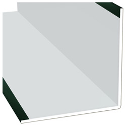 Winkelprofil 100x100x3mm Lg. 6,00m Außen foliert 61 2505-167 Dunkelgrün Produktbild