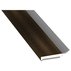 Flachprofil 20x3mm WL SK Lg. 6,00m foliert, WL Schwarz 214 0006-167 Mooreiche Produktbild
