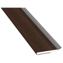 Flachprofil 30x3mm WL SK Lg. 6,00m foliert, WL Schwarz 436 3059 Walnuss Terra Produktbild
