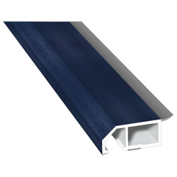 Anschluß-Profil 40mm WL SK Lg. 6,00m foliert, klipsbar, WL Schwarz50 1305-167 Kobaltblau Produktbild
