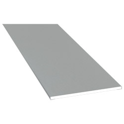 Flachprofil 80x3 mm Lg. 6,00 m foliert 70 0405-083 Signalgrau Glatt Produktbild