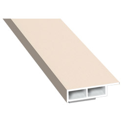 Kammerprofil 30x7 mm SK Lg. 6,00 m foliert mit Nase 456 5054 Cremeweiß Cool Color Produktbild