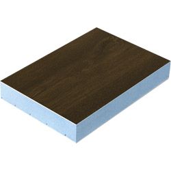 HPL/HD-XPS/P-PVC Sandwichelement eins. Nußbaum gen. 2178007 167 2150x900x40 Produktbild