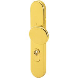 M86G/3332ZA /für Kombi-Schutz/für ES1 (SK2)/F77-R Messingf.poliert - Resista®/Türdicke 37-42mm/Profilzylinder 72mm/8mm/ Produktbild