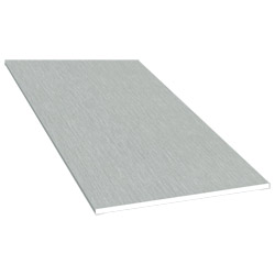 Flachprofil 100x3mm Lg. 6,00m foliert 436 1001 Metbrush Aluminium Produktbild