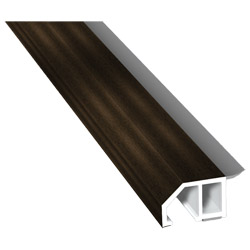 Anschluß-Profil 30mm WL SK Lg. 6,00m foliert, klipsbar, WL Schwarz214 0006-167 Mooreiche Produktbild