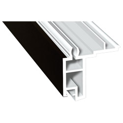 Fensterbankanschlussprofil Schüco 30mm Lg. 6,00m foliert 85 1805-167 Schwarzbraun Produktbild