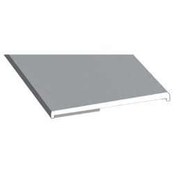 Flachprofil 40x3/2mm SK Lg. 6,00m foliert 71 5505-083 Silbergrau Glatt Produktbild