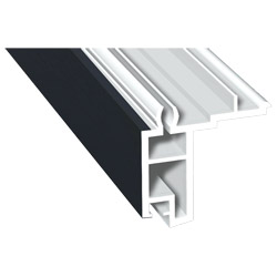Fensterbankanschlussprofil Schüco 30mm Lg. 6,00m foliert 70 1605-167 Anthrazitgrau Produktbild