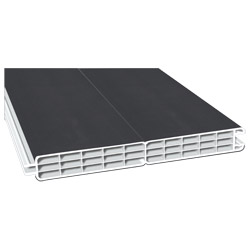 Nut- u. Federprofil 200x24mm Lg. 6,00m zweiseitig foliert 436 7003 Anthrazitgrau Cool Color Produktbild