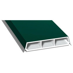 Trapez-Sprosse 65mm SK Lg. 6,00m foliert, mit zwei schwarzen Weichlippen 60 0505-167 Moosgrün Produktbild