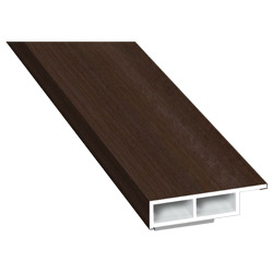 Kammerprofil 30x7mm SK Lg. 6,00m foliert mit Nase 436 3059 Walnuss Terra Produktbild