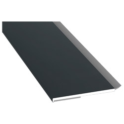 Flachprofil 50x3mm WL SK Lg. 6,00m foliert, WL Schwarz 70 1605-083 Anthrazitgrau Glatt Produktbild