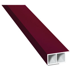 Kammerprofil 30x15mm SK Lg. 6,00m foliert, mit Nase 300505-167 Weinrot Produktbild