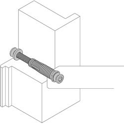 HEWI Befestigungssystem BA5.7R PR H/K/A Produktbild