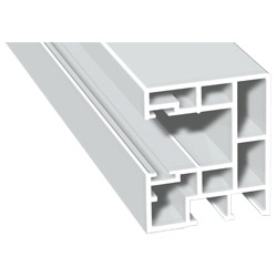 Rollladenführung 40x47mm Lg. 6,00 m Weiß, ohne Bürste, LOSE Produktbild