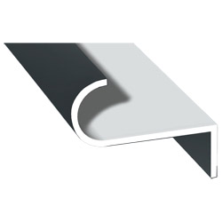 Abrollprofil schraubbar Lg. 6,00m foliert 70 1605-083 Anthrazitgrau glatt Produktbild