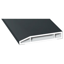 Zierleiste 60x10mm Lg. 6,00m foliert 70 1605-083 Anthrazitgrau Glatt Produktbild