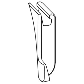 DRUCKSTUECK 13 MM RE LANG RAL9005 Produktbild