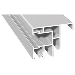 ALU Maxi-Rollladenführung 59x47mm Lg. 6,50m Blank, VE: 13m Produktbild