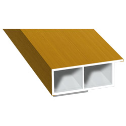 Kammerprofil 40x15mm SK Lg. 6,00m foliert, mit Nase 119 2001-167 Oregon IV Produktbild