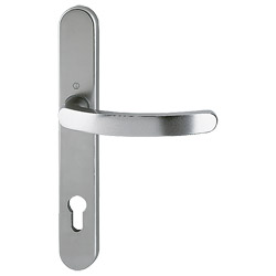 1500/3357SN Halbgarnitur, Innenseite/F9 Alu Stahl/8mm/40mm vorst./Profilzylinder 92mm// Produktbild