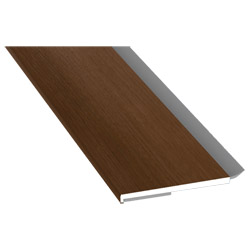 Flachprofil 40x3mm WL SK Lg. 6,00m foliert, WL Schwarz 49233 Siena Rosso Produktbild